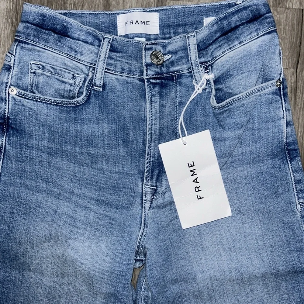 FRAME Le Palazzo Crop high-waisted jeans - Picture 7 of 13